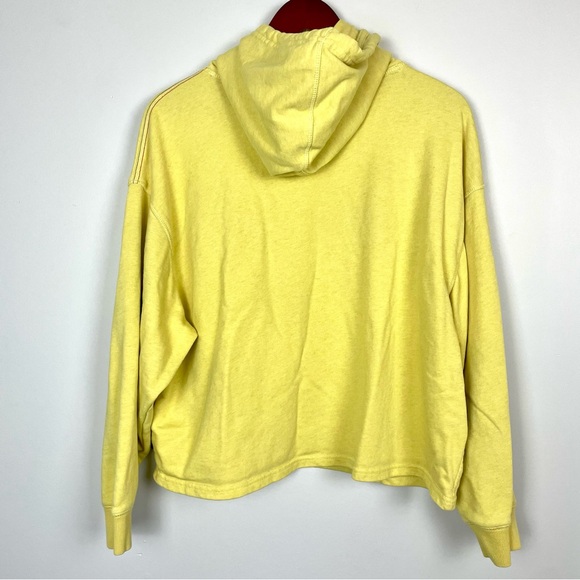 Tommy Jeans Spell Out Hoodie Pullover Sweatshirt Butter Yellow Size Large Sporty - Picture 6 of 13